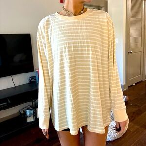 Lululemon Striped Oversize Long Sleeve